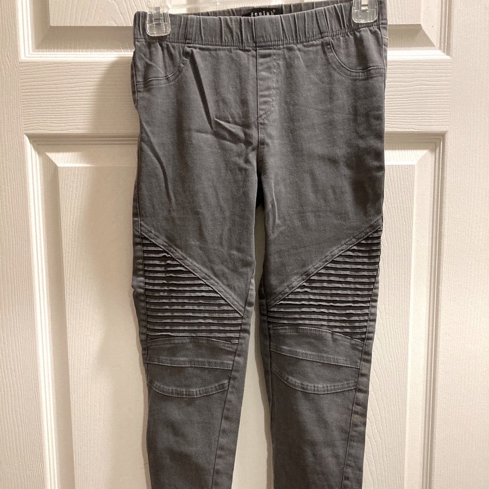 Gray Moto jeggings